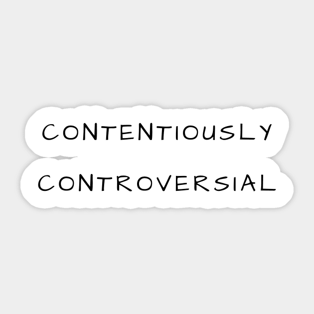 Controversial Design Sticker by Artistio